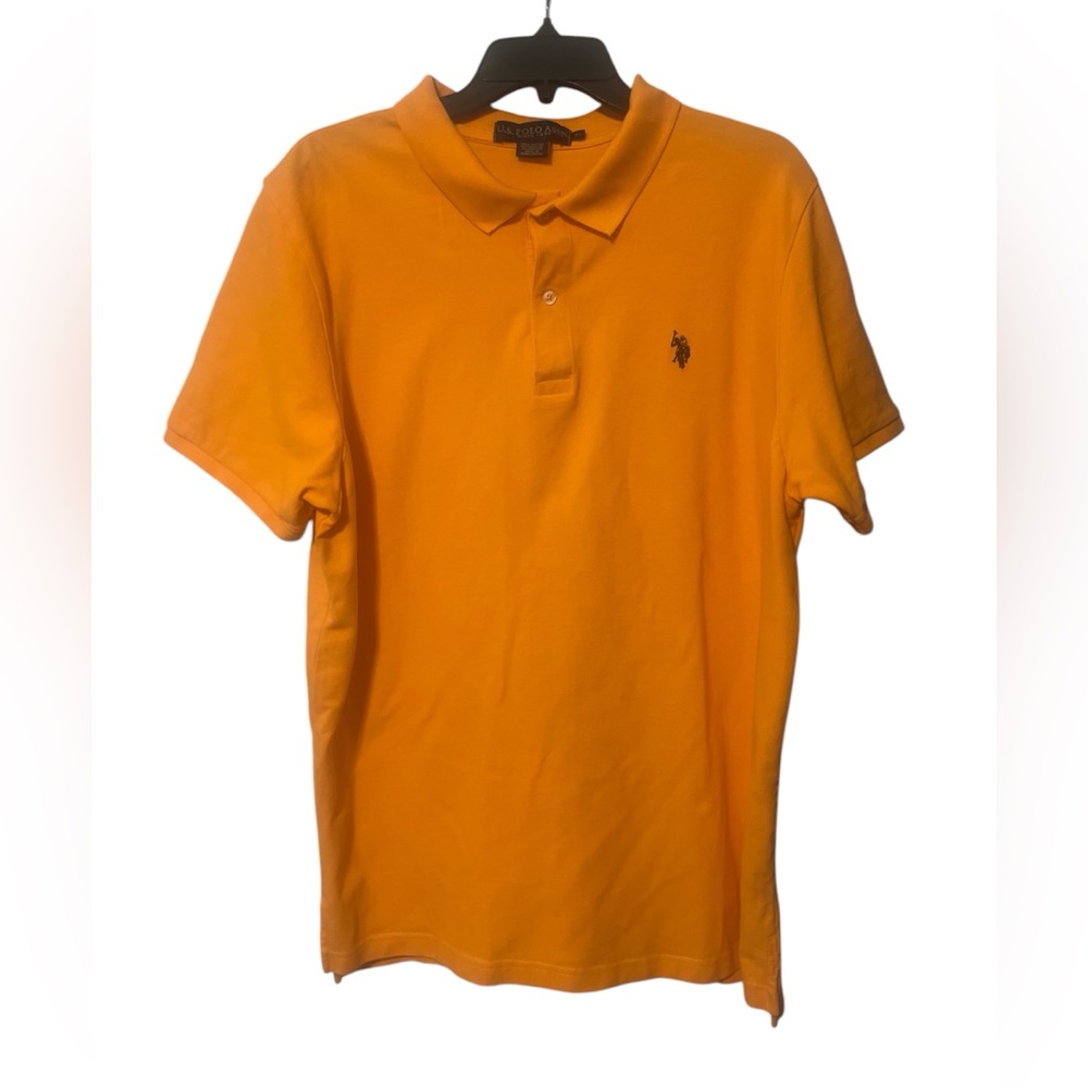 Men’s Orange U.S. Polo Assn Polo Shirt